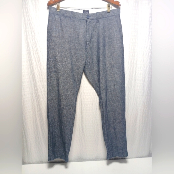 J.Crew The Sutton Linen/ Cotton Blend Mens Pants. Size 34x32. - Picture 1 of 6